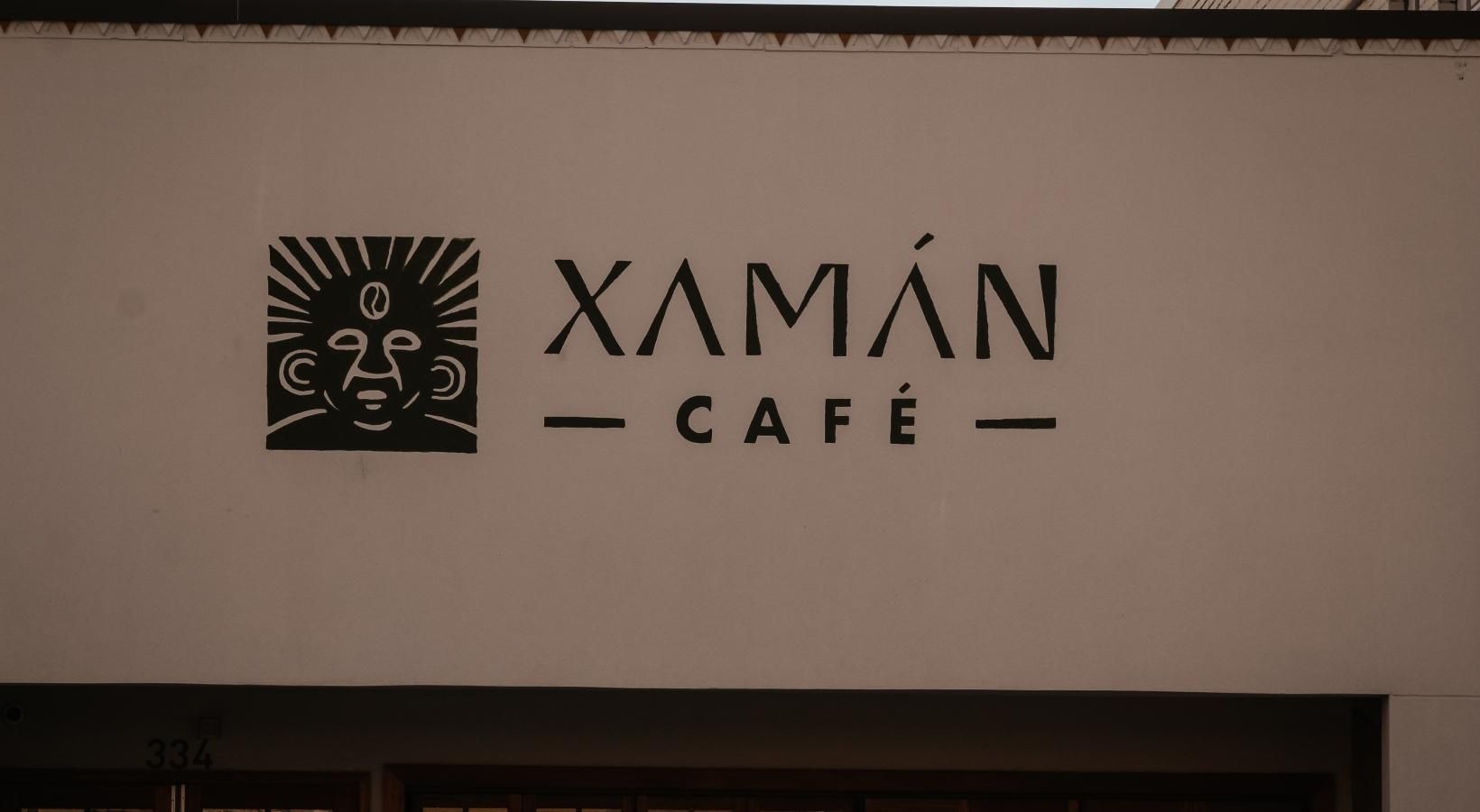 Close to the center of everything a sign on a building