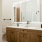 Upscale bathroom with framed mirrors